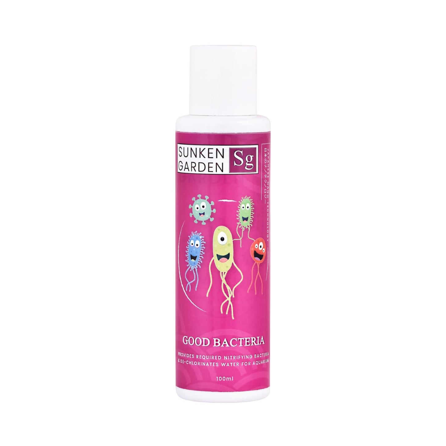 Sunken Garden Good Bacteria Aquarium Water Conditioner | Premium Denitrifying Bacteria for Water Clarity & Bio Stability | Safe for Shrimp & Invertebrates (100 ml)