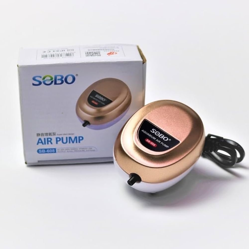SOBO AIR Pump SB-608 for Aquarium Fish Liquid Tank of All Life Stages