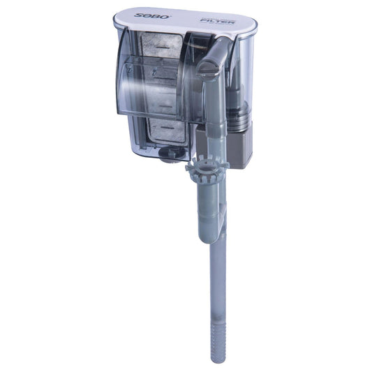 S0B0 WP-628H Slim Hanging Filter for Aquarium Fish Tank | Mechanical, Chemical and Biological Filtration | Output: 400L/H | (Original from Tunai Store)