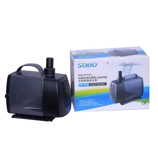 SOBO Submersible Power Head - WP-7000-105W - F.Max 5500 L/H - Water Lifting Pump - Pond and Fountain and Sump Filter Systems