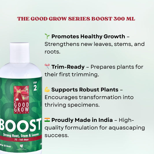 The Good Grow Series Boost | Strengthen Roots, Stem & Leaves | Promotes Healthy Plant Growth (300 ml)