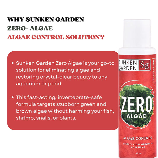 Sunken Garden Zero Algae | Algae Control Solution (100 ml)
