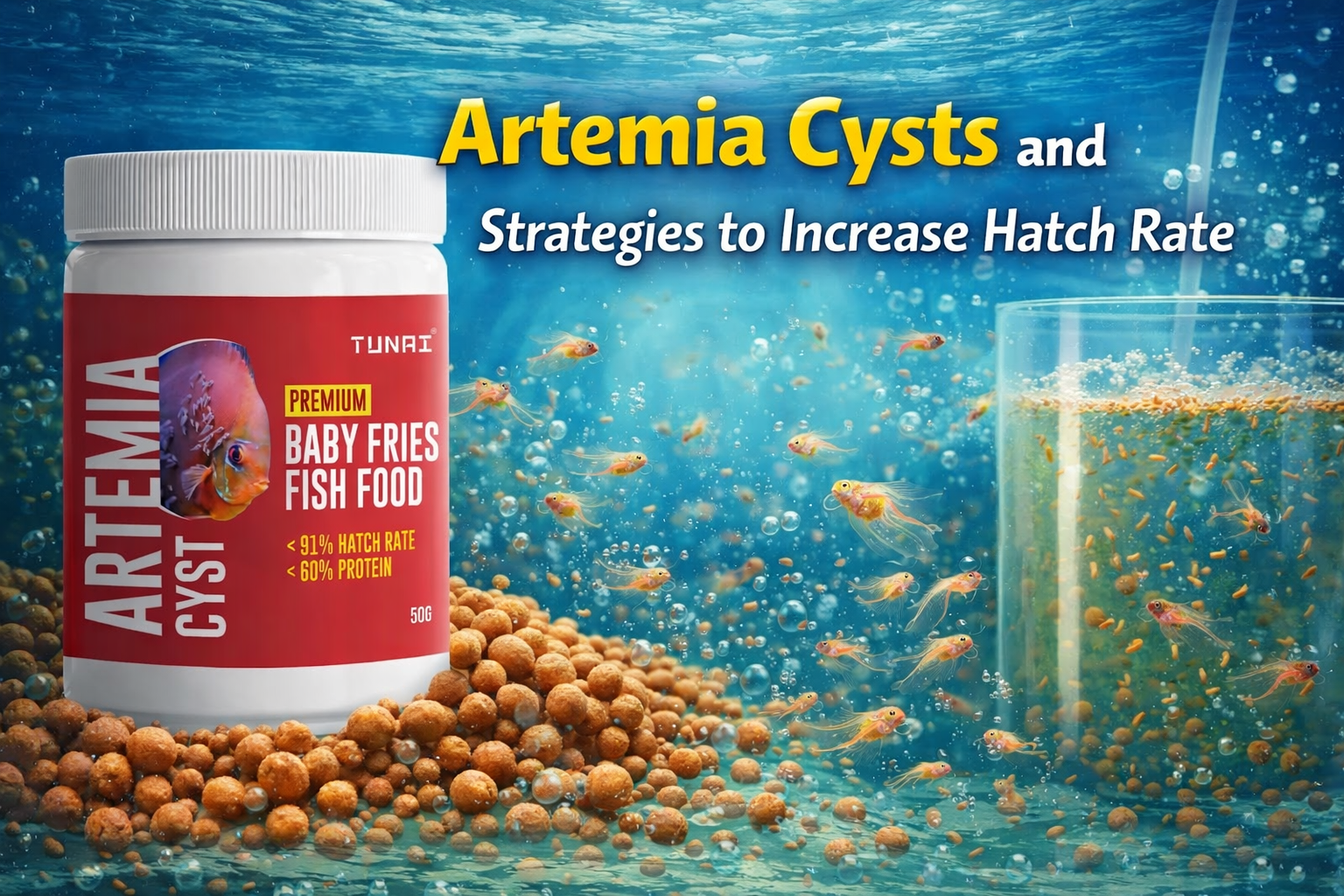 Artemia Cysts and Strategies to Increase Hatch Rate