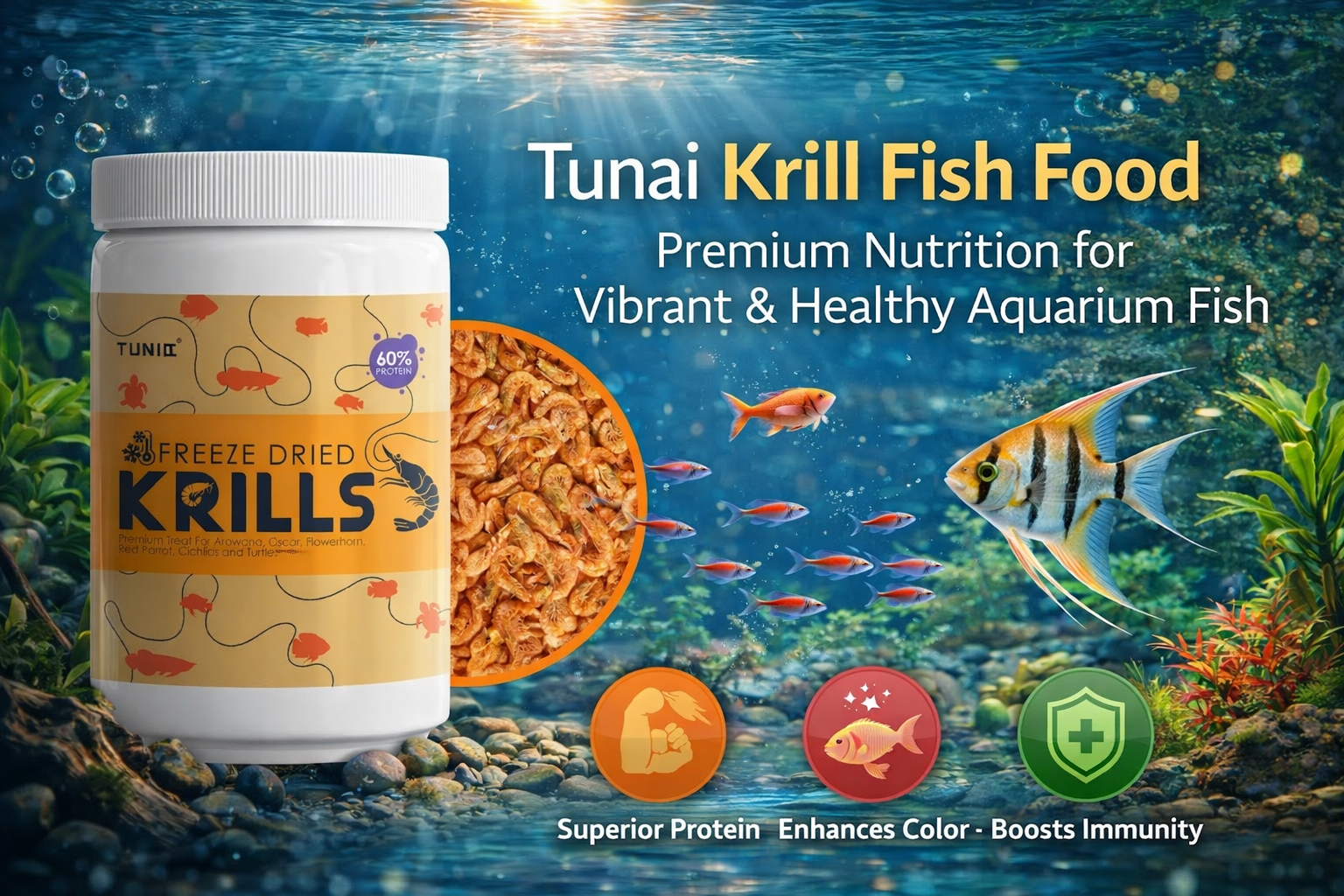 best-fish-food-for-tropical-aquarium-fish-why-choose-tunai-krill-fish