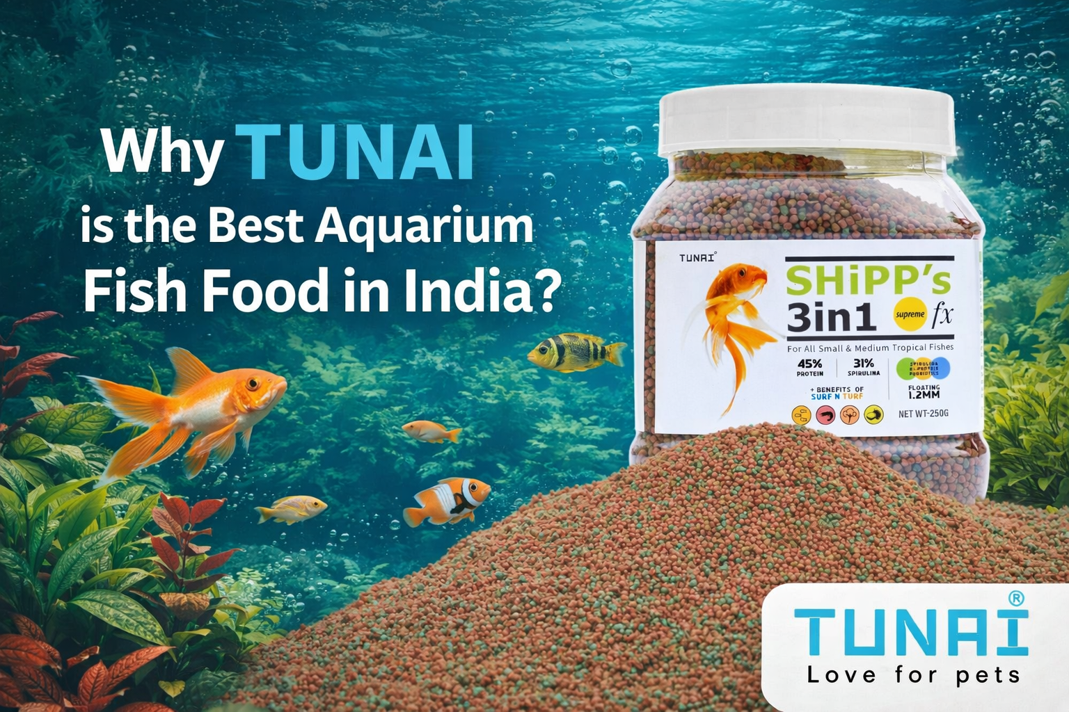 Why TUNAI is the Best Fish Food in India?