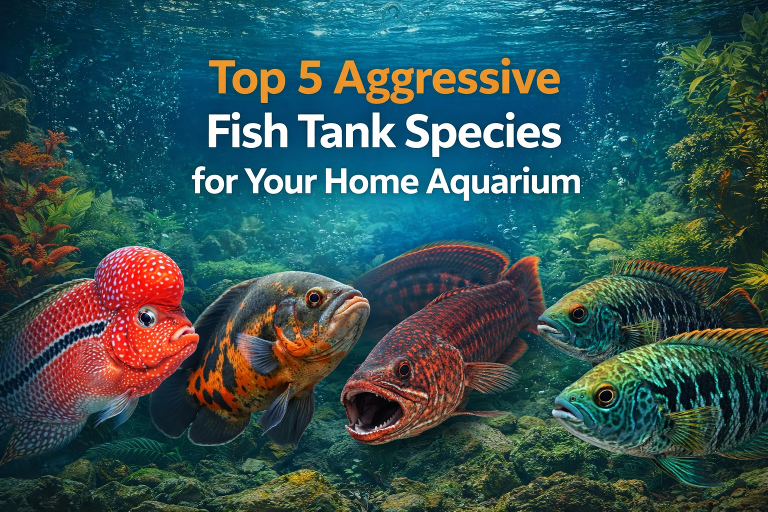 Top 5 Aggressive Fish Tank Species for Your Home Aquarium