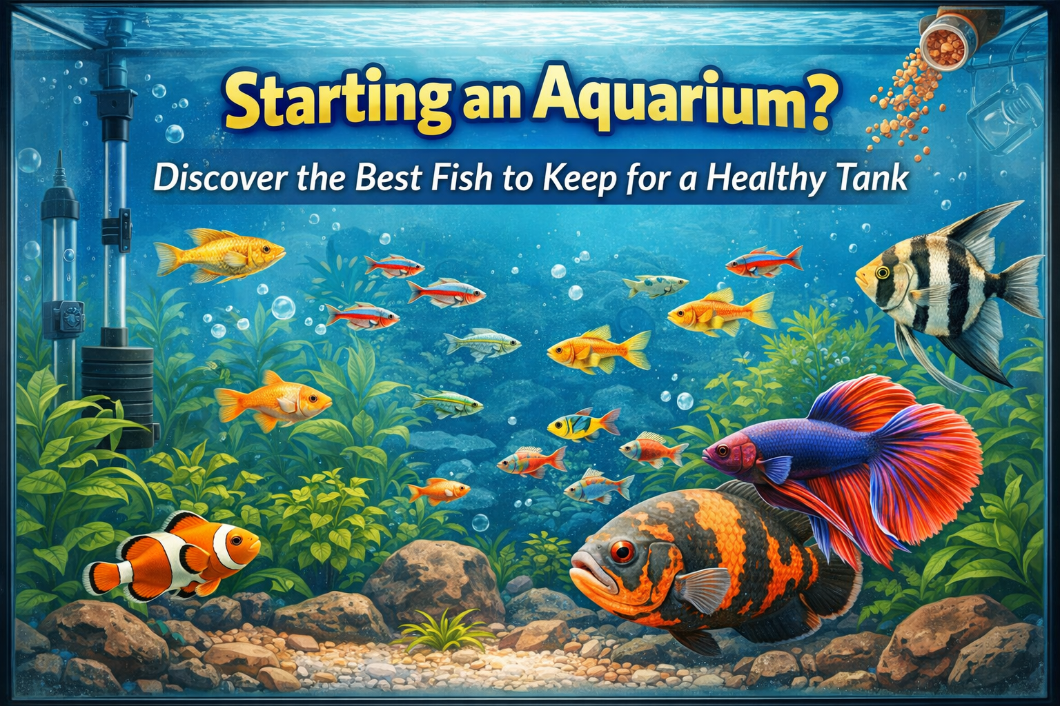 New to Fishkeeping? Discover the Easiest Fish to Keep in a Healthy Aquarium