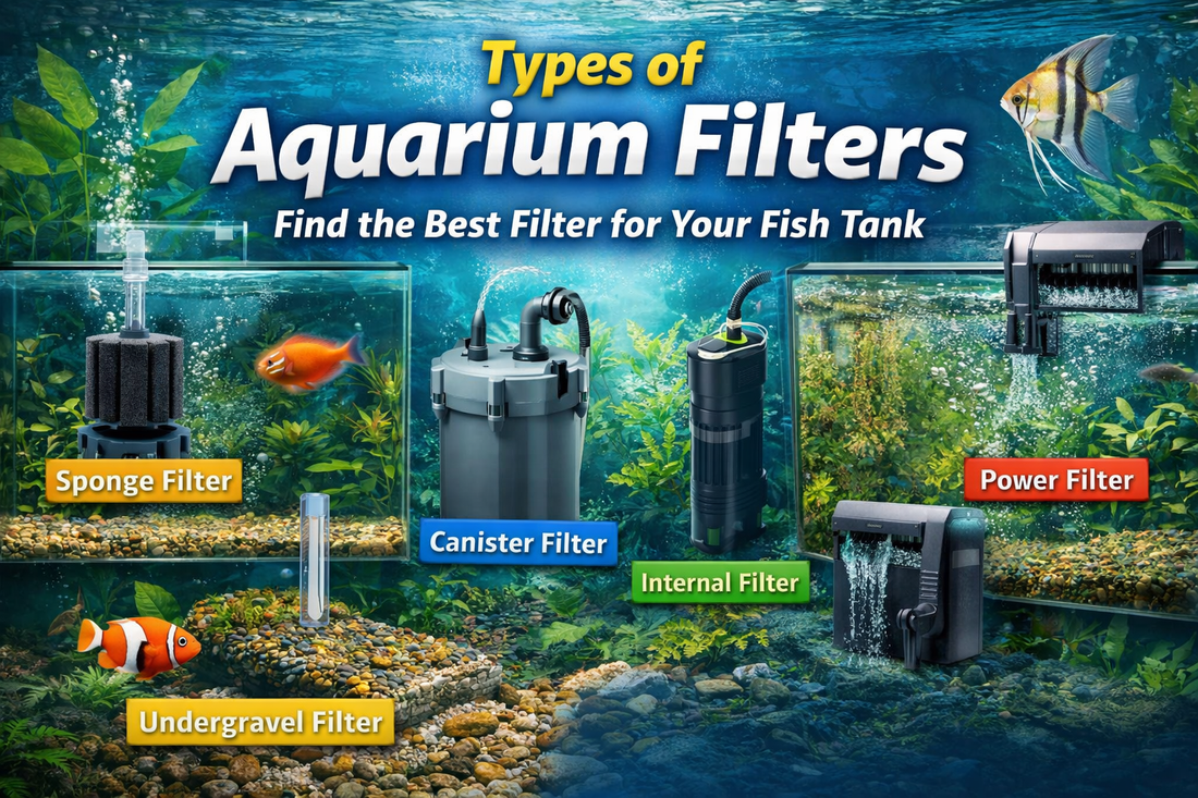 Types of Aquarium Filters: A Complete Guide for a Healthy Fish Tank
