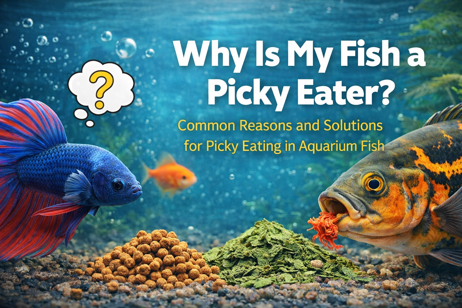 Picky Aquarium Fish? How to Improve Fish Appetite Naturally