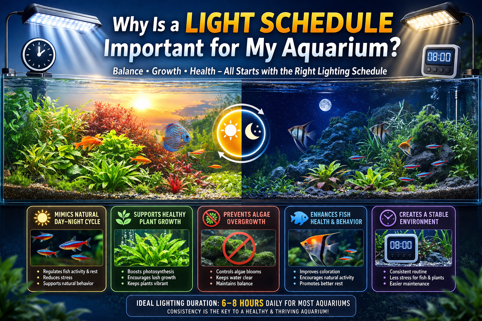 Why Your Aquarium Needs a Proper Light Schedule?