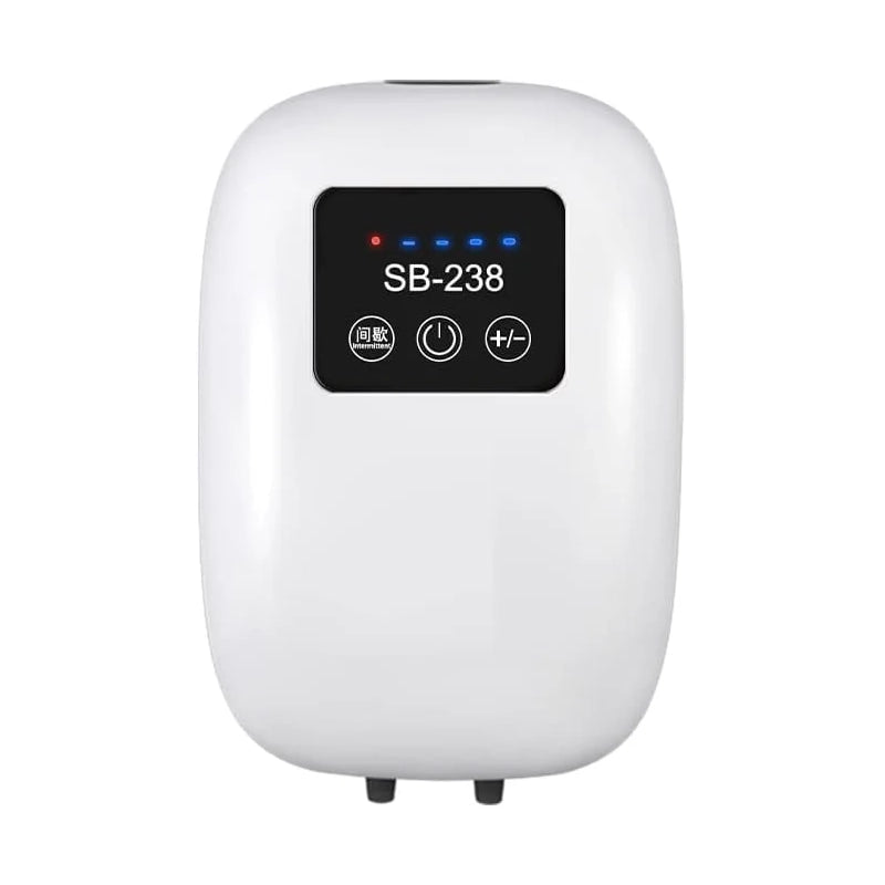 S0B0 SB-238 Air Pump for Aquarium Fish Tank |AC/DC Auto Convert Pump for Aquarium | Output: 2 x 3L/min
