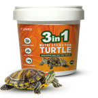 Tunai 3in1 Adult Turtle Food Nutri Sticks Food |400g| with Spirulina, Whole Shrimp and BSFL Worms
