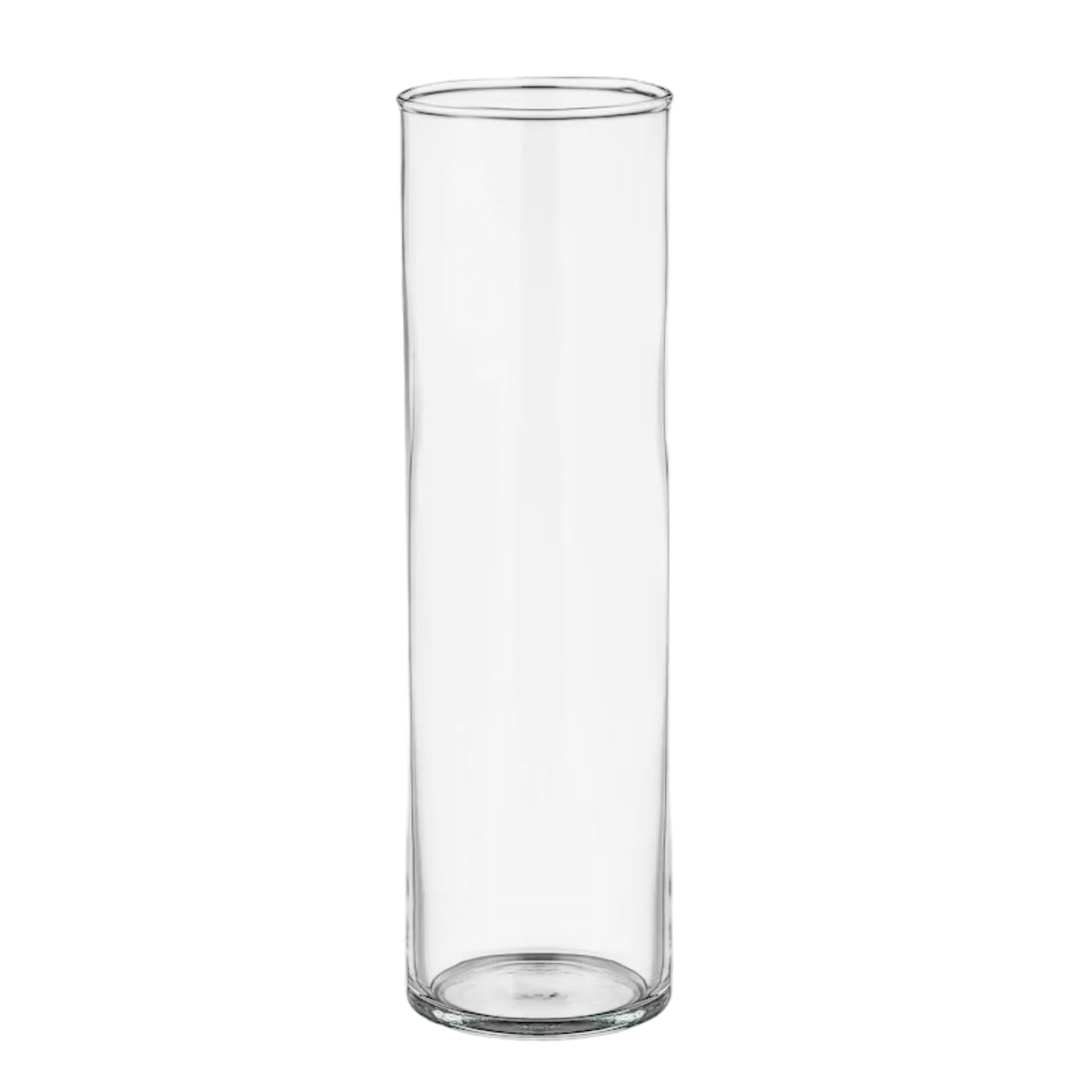 TUNAI 12-inch Cylindrical Fish Bowl for Small Fish, Plants | Optimum Fish Tank Choice for Office & Home Decor (White, Large)