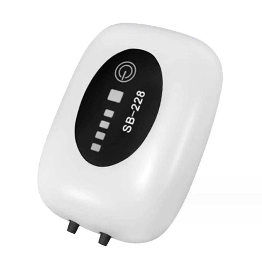 S0B0 SB-228 Air Pump for Aquarium Fish Tank |AC/DC Auto Convert Pump for Aquarium | Output: 2 x 3L/min