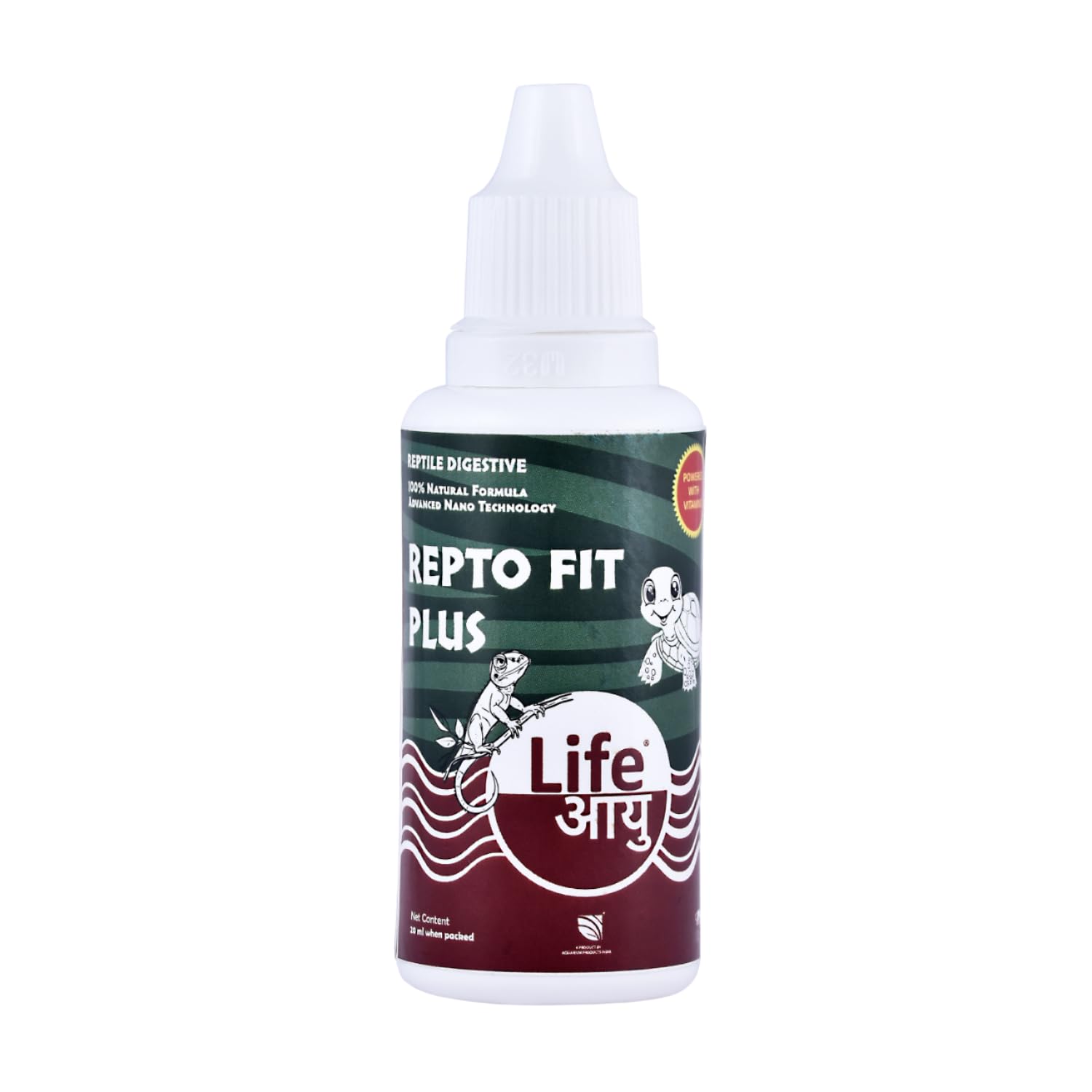 Life AAYU REPT0-Fit Plus Supplement | 100% Natural Digestive & Immunity Booster Supplement for Turtles and Lizards (100 ml)