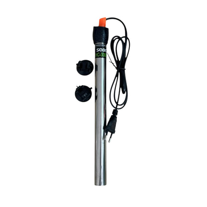 S0B0 HC-300 316 300W Stainless Steel Aquarium Heater| Stainless Steel Tube | Corrosion-Resistance | Fully Submersible | Suitable for 200-300L Aquarium | Original from Tunai Store