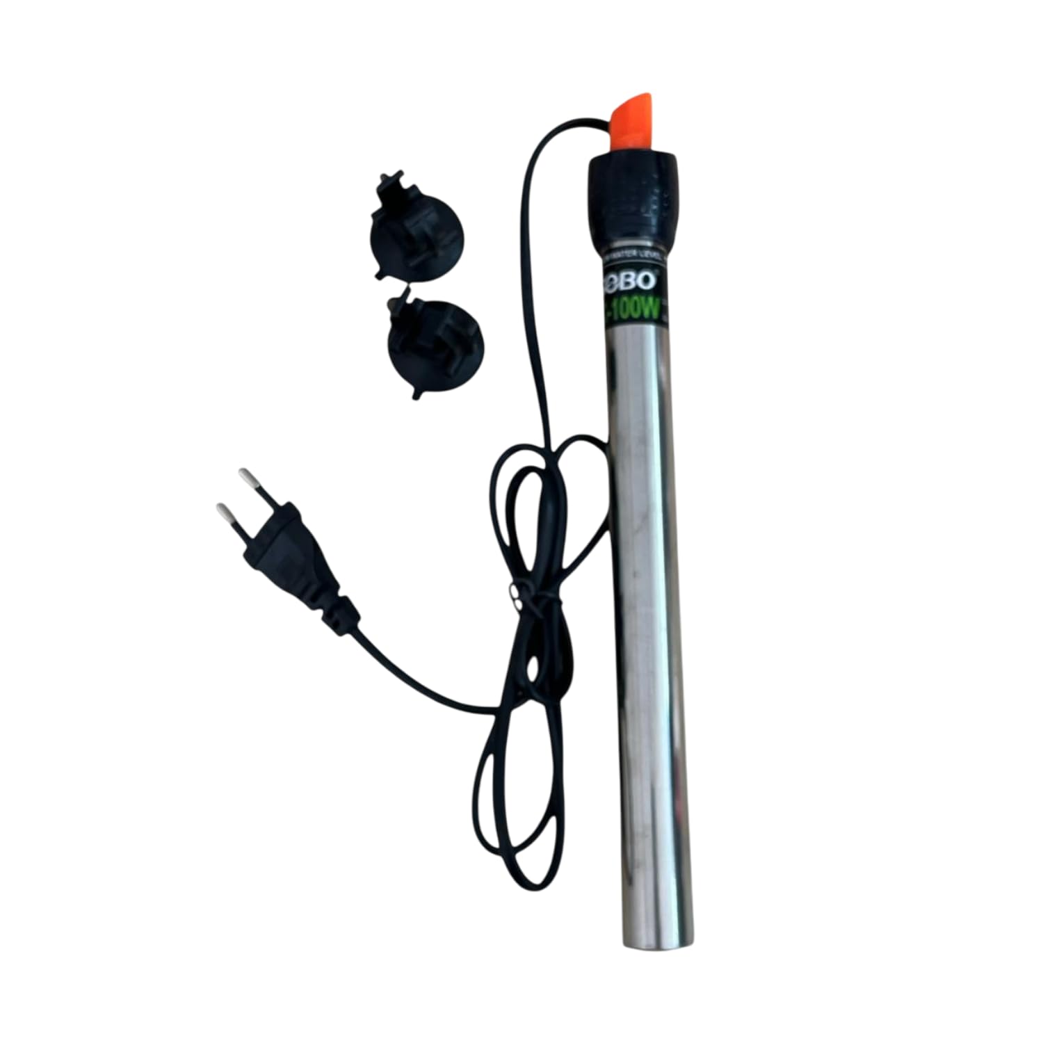 S0B0 HC-100 316 100W Stainless Steel Aquarium Heater| Stainless Steel Tube | Corrosion-Resistance | Fully Submersible | Suitable for 50-100L Aquarium | Original from Tunai Store