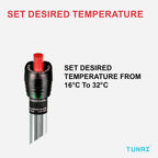 Tunai Stainless Steel Heater for Aquarium Fish Tank (Stainless Steel, 300W)