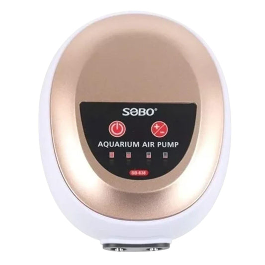 S0B0 SB-638 Air Pump for Aquarium Fish Tank | Dual Outlet | Output: 2 x 4.5L/min | (Original from Tunai Store)