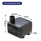 Dophin P150 Submersible Small Pump for Aquarium Fish Tank Fountain | Compact, Reliable and Durable | Output: 250/250L/H | Suitable for Tank Size 40L | (Original from Tunai Store)