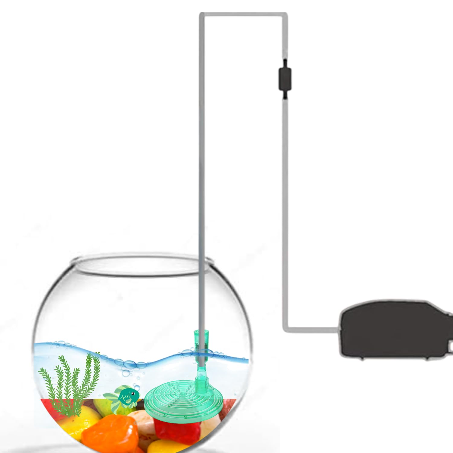 Dophin AIM Fishbowl Filter Kit for Aquarium Fish Tank | Effectively Maintains Water Quality | Efficient Filtration | (Original from Tunai Store)