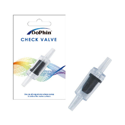 Dophin AA0015 Check Valve for Aquarium Fish Tank | Enhance Oxygenation | Prevents Water from Flowing Back into The Air Pump | Blister Pack | (Original from Tunai Store)