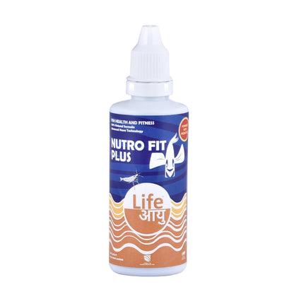 Life AAYU NUTR0 Fit Plus Fish Food Supplement | Suitable for Young, Adult and Senior Fishes | Eliminates Internal Parasites | (50 ml)