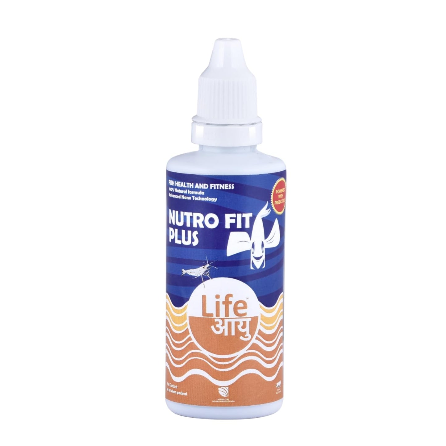 Life AAYU NUTR0 Fit Plus Fish Food Supplement | Suitable for Young, Adult and Senior Fishes | Eliminates Internal Parasites (20 ml)