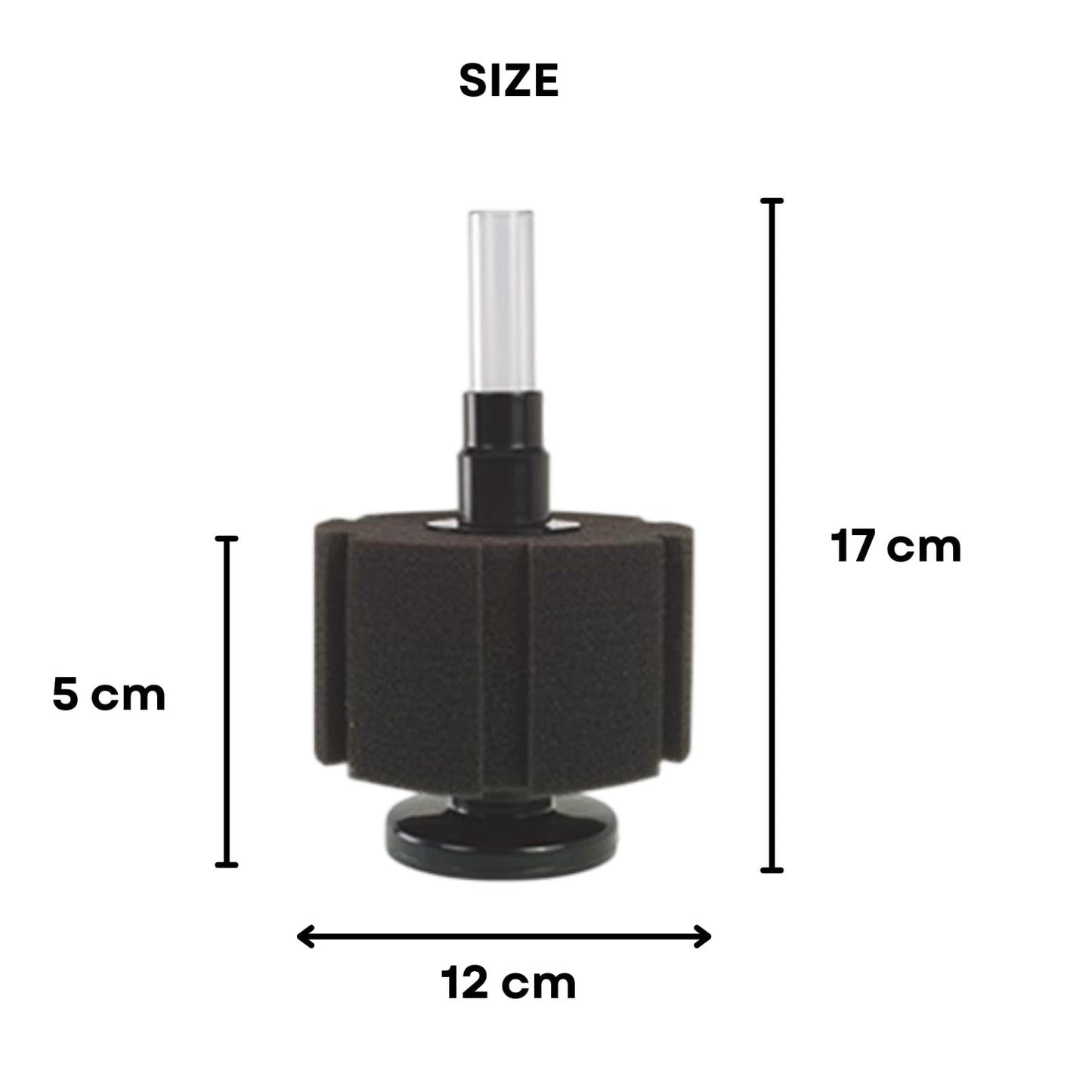 TUNAI S0B0 SB-2330 Bio Filter Sponge for Aquarium Fish Tank| Improves Water Quality & Clarity | Reusable & Washable | Mechanical & Biological Filtration | Safe for Fish & Plants