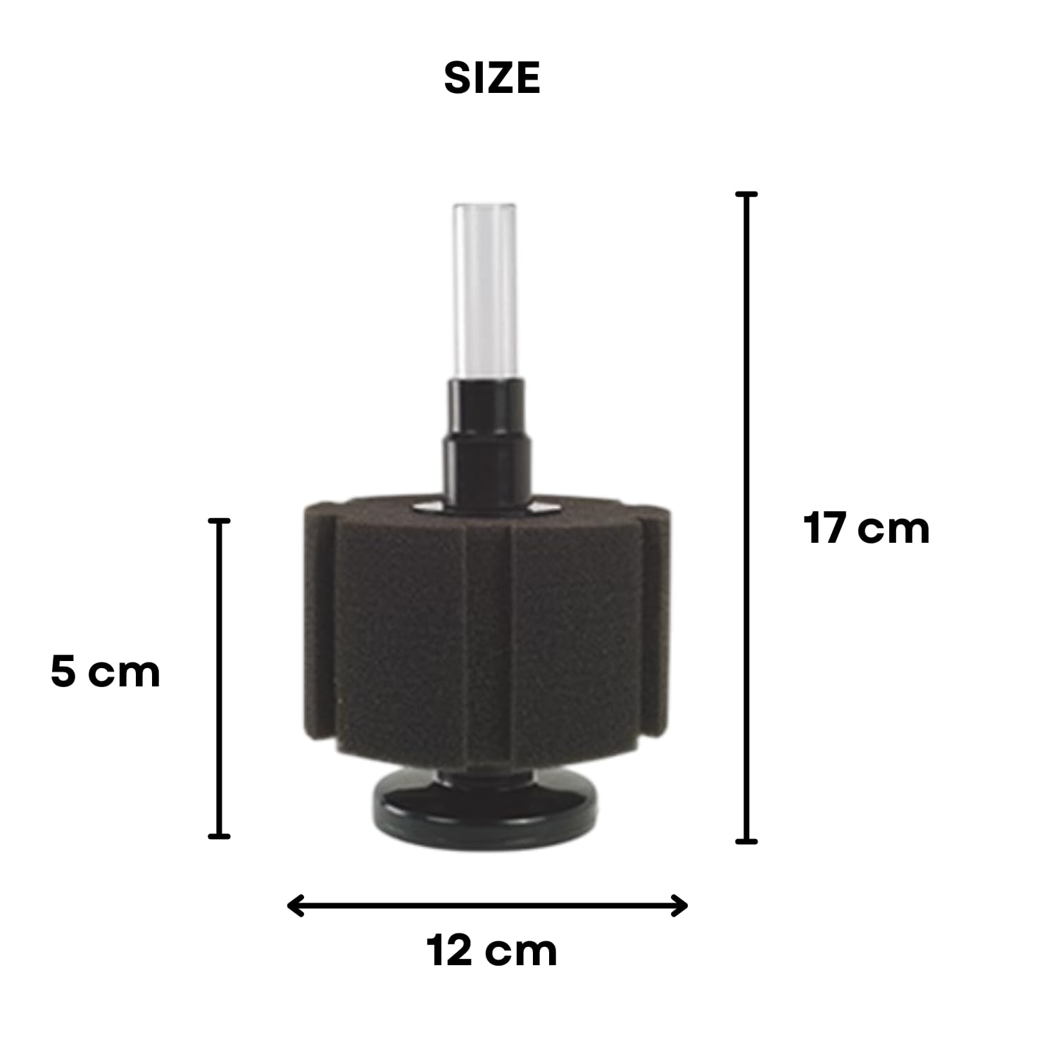 TUNAI S0B0 SB-2330 Bio Filter Sponge for Aquarium Fish Tank| Improves Water Quality & Clarity | Reusable & Washable | Mechanical & Biological Filtration | Safe for Fish & Plants