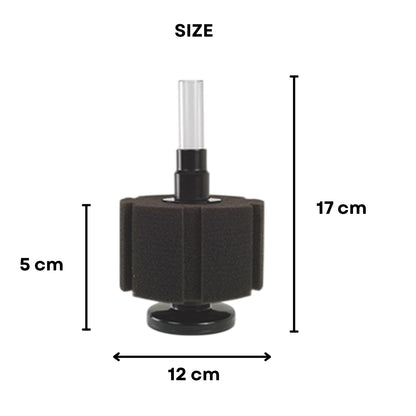 TUNAI S0B0 SB-2330 Bio Filter Sponge for Aquarium Fish Tank| Improves Water Quality & Clarity | Reusable & Washable | Mechanical & Biological Filtration | Safe for Fish & Plants