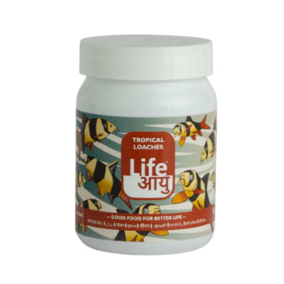 Life Aayu Tropical Loaches Aquarium Fish Food | Immunity Boost, High Protein, Humic-Enriched Diet (45 GMS)