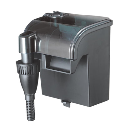 TUNAI S0B0 WP-607H Hanging Filter for Aquarium Fish Tank | Mechanical, Chemical and Biological Filtration | Ideal for Freshwater & Marine Water Tank | Power: 12W | F.Max: 600L/H