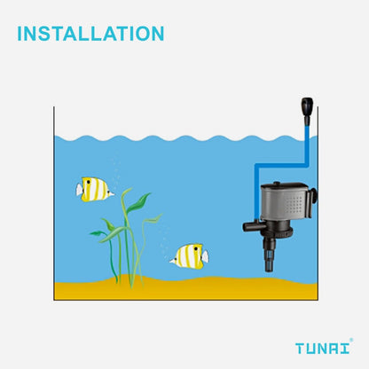 TUNAI AT-203 Submersible Power Head for Aquarium Fish Tank (Power Head Only, AT-203)