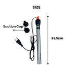 S0B0 HC-100 316 100W Stainless Steel Aquarium Heater| Stainless Steel Tube | Corrosion-Resistance | Fully Submersible | Suitable for 50-100L Aquarium | Original from Tunai Store