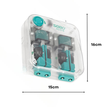 S0B0 AQ-019 Air Pump for Aquarium Fish Tank | Four Outlet | Output: 4 x 6L/min | (Original from Tunai Store)