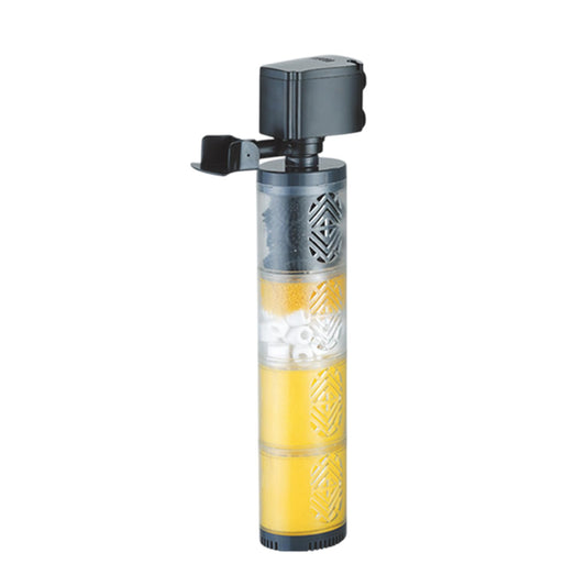 S0B0 FE-1504 Internal Filter for Aquarium Fish Tank | Absorbs Dirt &Cleans Water | Completely Submersible | for Fresh and Marine Water Tank | Power: 15W | F.Max: 1200L/H | Original from Tunai Store