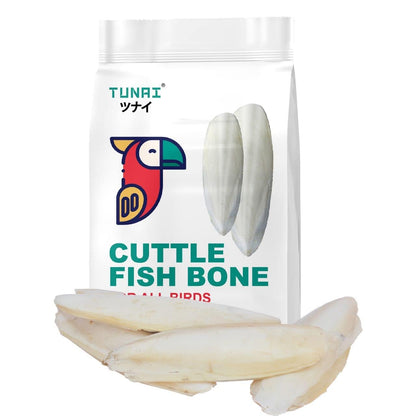 TUNAI Cuttle Fish Bones for Budgies, Love Birds and All Other Birds (Cuttle Fish Bone with Holder, 100G), All Life Stages