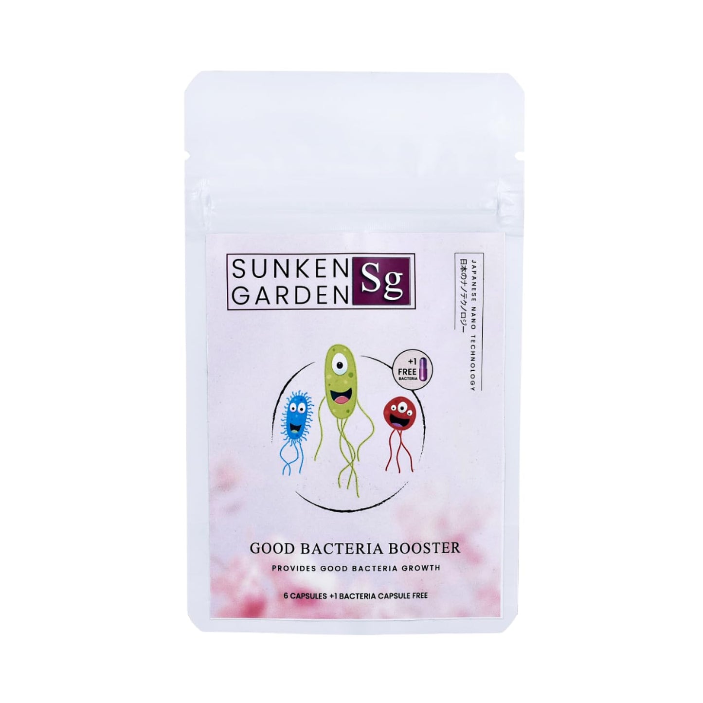 Sunken Garden Bacter Tab | Enhance Aquarium Health Naturally | Denitrifying Bacteria Tablets for Clean Water, Healthy Fish & Algae-Free Aquariums (6 Capsules + 1 Bacteria Capsule Free)