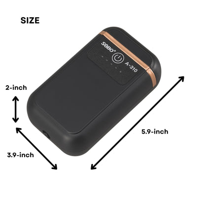 S0B0 A-310 Air Pump for Aquarium Fish Tank | Mini AC/DC Auto Convert Air Pump for Aquarium | Power: 1W | F.Max: 3L/min | Original from Tunai Store