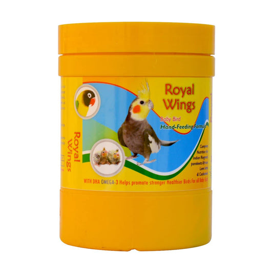 SF+ Royal Wings Hand Feeding Formula Bird Food | 250g | for All New Born Birds
