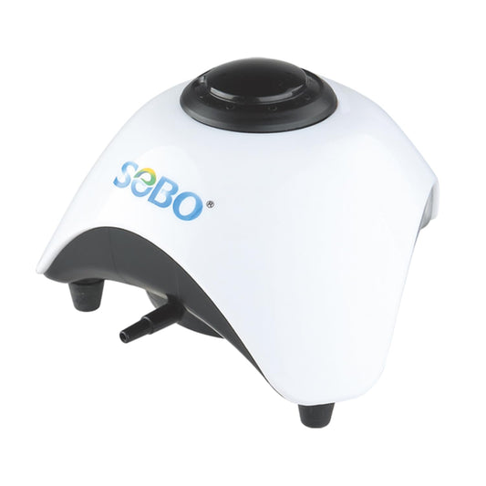 S0B0 SB-830A Air Pump for Aquarium Fish Tank | Energy Saving Design | Long Lasting Performance | Super Silent Design | Single Outlet | Power: 5W | F.Max: 6L/min | Original from Tunai Store
