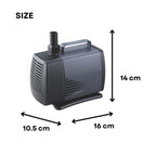S0B0 WP-5000 Submersible Water Pump for Aquarium Fish Tank | Powerful Water Circulation | Strong and Consistent Flow | Power: 60W | F.Max: 3000L/H | Original from Tunai Store