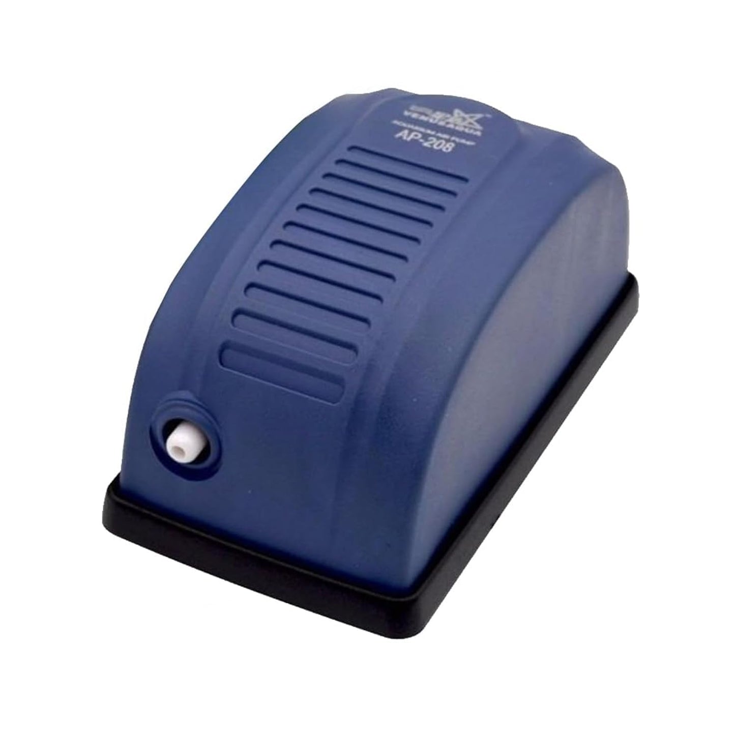 Venus Aqua AP-208 Aquarium Air Pump | Single Nozzle Oxygen Pump | Low Noise 2-Speed Adjustable Aerator | 2.5W Power, 3.5L/Min Air Flow for Freshwater & Marine Fish Tanks