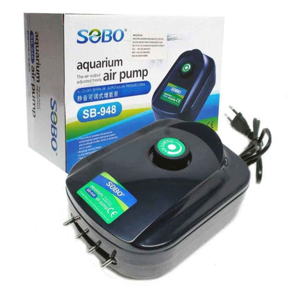 SOBO Sb-948 4 Aquarium Fish Tank Air Pump, Pack of 1