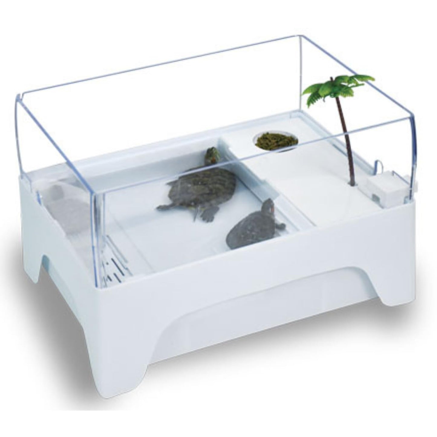 Dophin TT 360 Adult Turtle Tank | High Fence to Avoid Escaping | Basking Platform | (Original from Tunai Store) Suitable for Adult Turtles