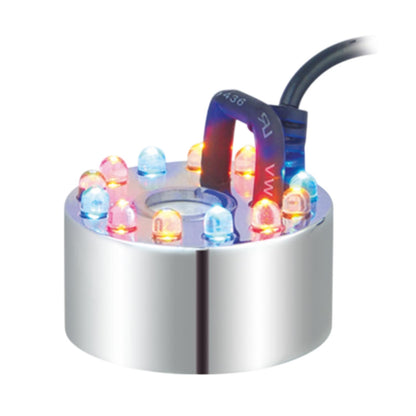 S0B0 M-10L Mist Maker for Aquarium Fish Tank | Produces a Natural White Mist | 20mm Ceramic Disc | Lamps with 12 LED by Combining Blue, Green and Red | Original from Tunai Store