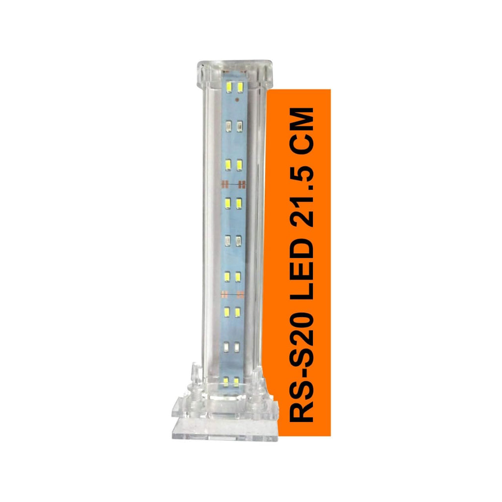 TUNAI+ Imported RS-S20 LED Light Set Up for Aquarium Fish Tank (White, RS-S20)