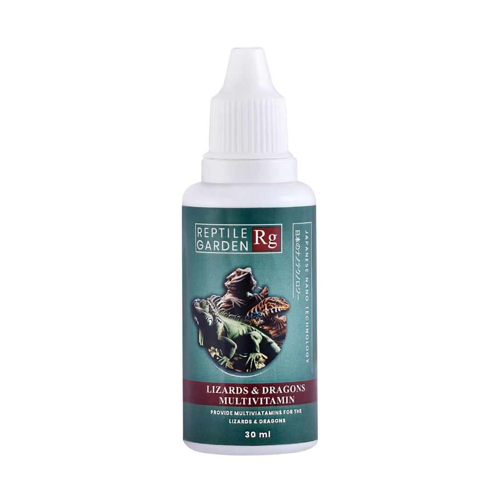 Reptile Garden Lizard and Dragon Multivitamin | Vital Health Support | Ensures Health, Vitality and Development of Your Reptiles (30 ml)