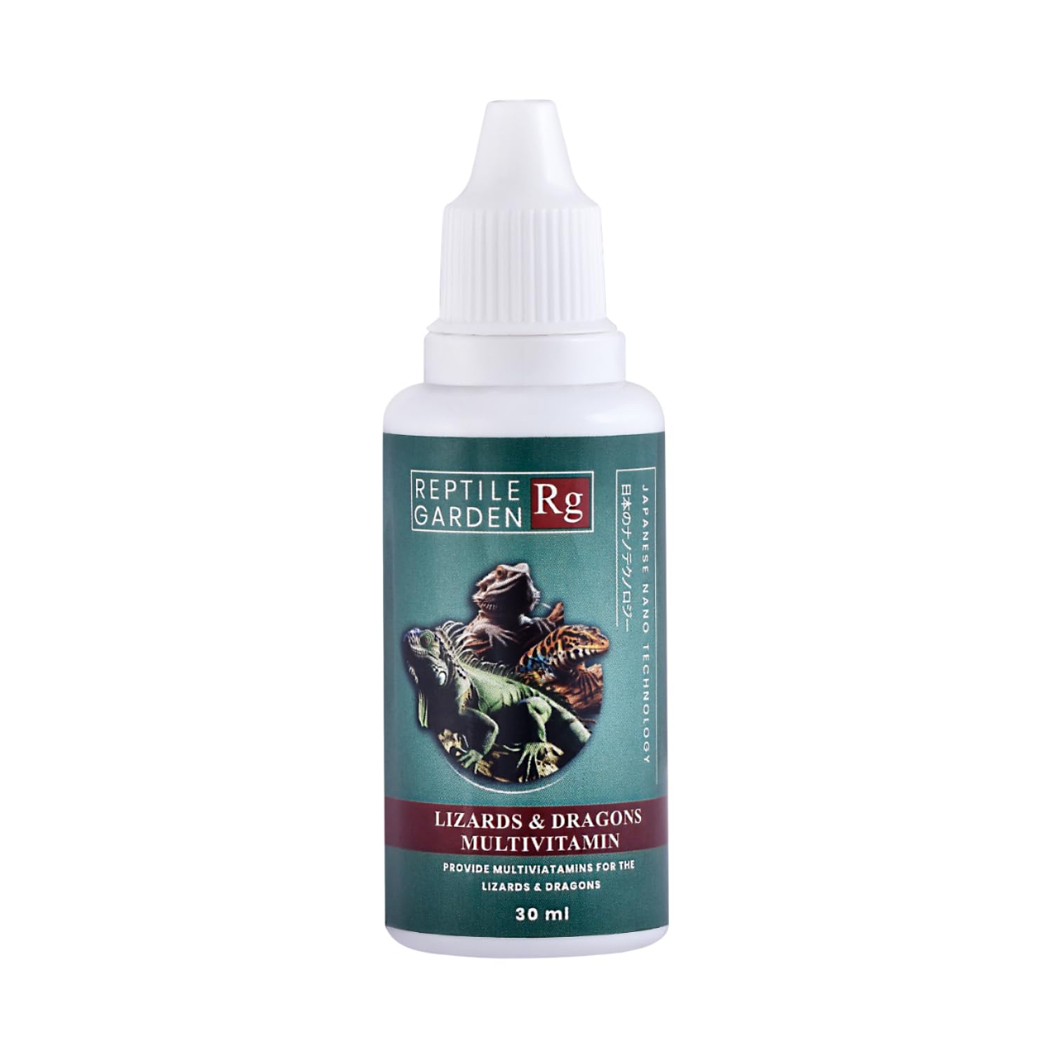 Reptile Garden Lizard and Dragon Multivitamin | Vital Health Support | Ensures Health, Vitality and Development of Your Reptiles (30 ml)